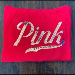 Pink Victoria Secret Over Sized Hoodie